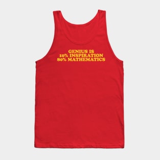 Genius - Math Lovers Tank Top